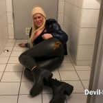 Come and shit on my latex pants Devil Sophie